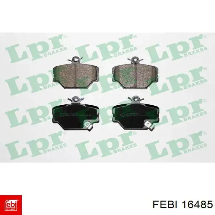 Купить 16485 Febi Колодки тормозные