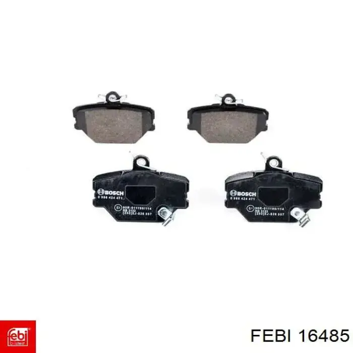 Колодки Febi 16485 цена, от 20.70 USD