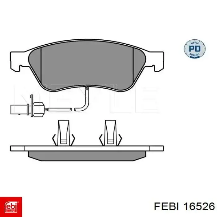 Колодки Febi 16526 цена, от 61.31 USD