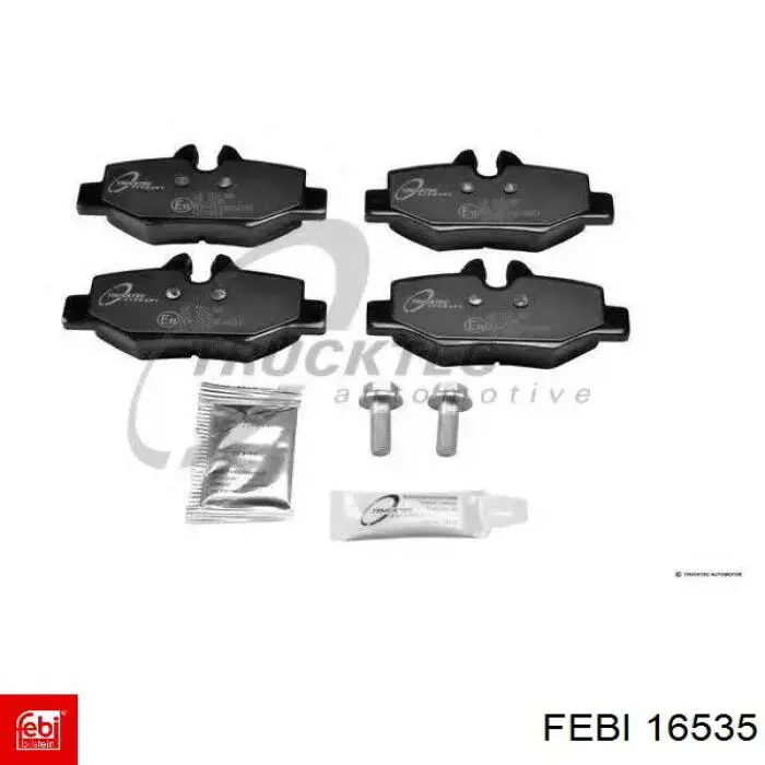 Колодки дисковые  Febi 16535 цена, от 25.76 USD
