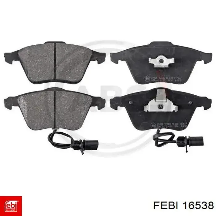 Колодки Febi 16538 цена, от 35.50 USD