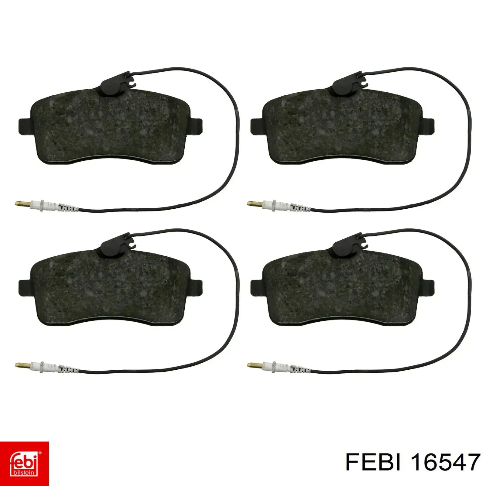 Купить 16547 Febi Колодки тормозные