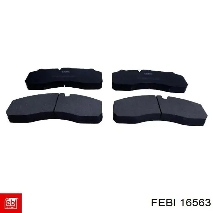 Передние тормозные колодки 16563 Febi