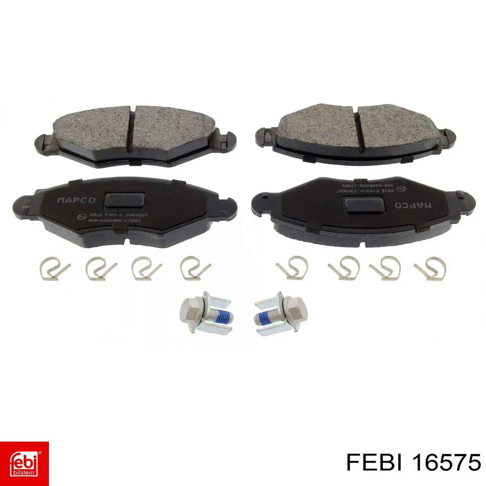 Колодки Febi 16575 цена, от 20.25 USD
