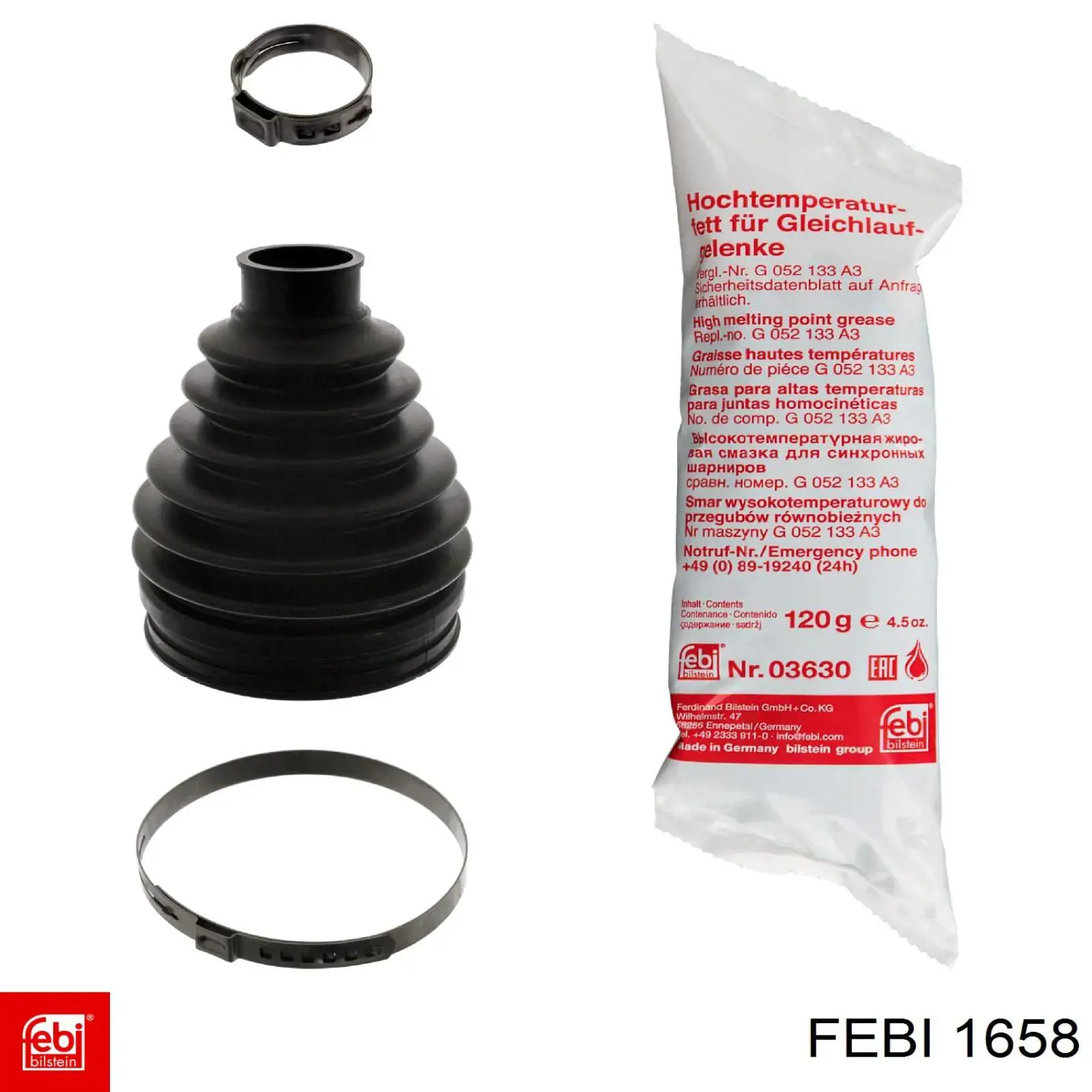 1658 Febi Насос водяной