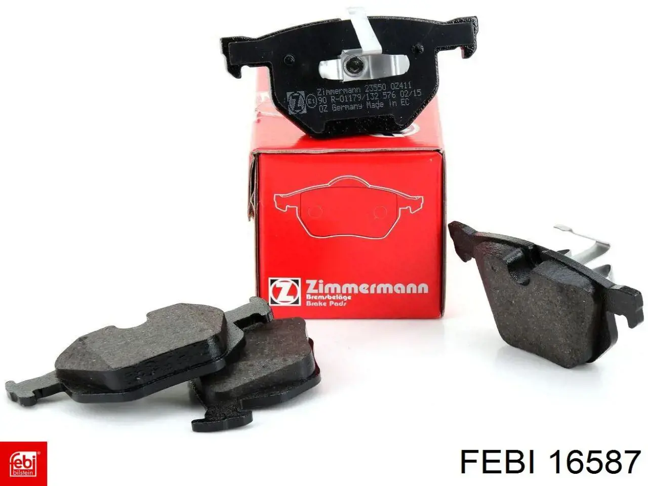 Колодки дисковые  Febi 16587 цена, от 31.23 USD