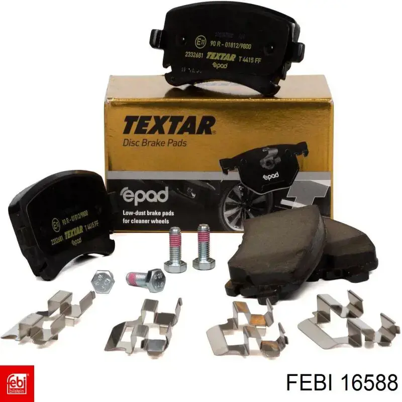 Колодки дисковые  Febi 16588 цена, от 22.48 USD