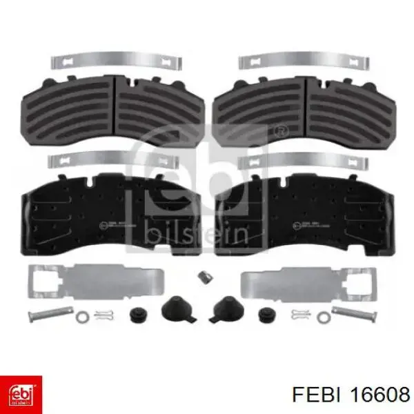 Колодки дисковые  Febi 16608 цена, от 100.39 USD