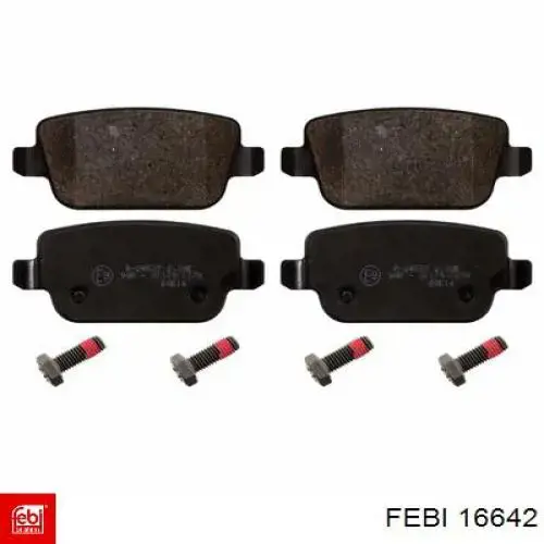 Колодки дисковые  Febi 16642 цена, от 21.72 USD