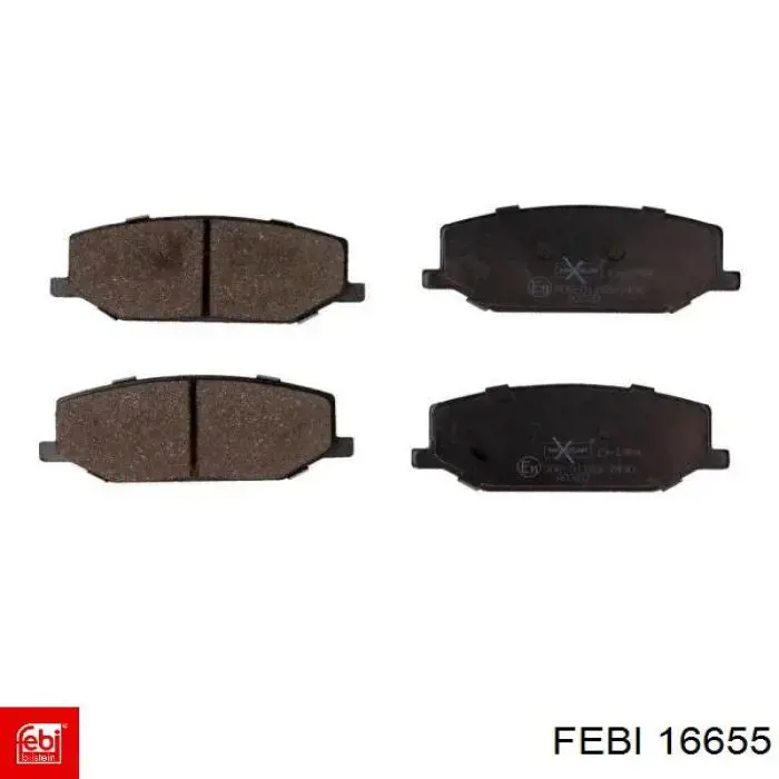 Колодки Febi 16655 цена, от 17.47 USD