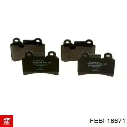 Колодки дисковые  Febi 16671 цена, от 18.33 USD