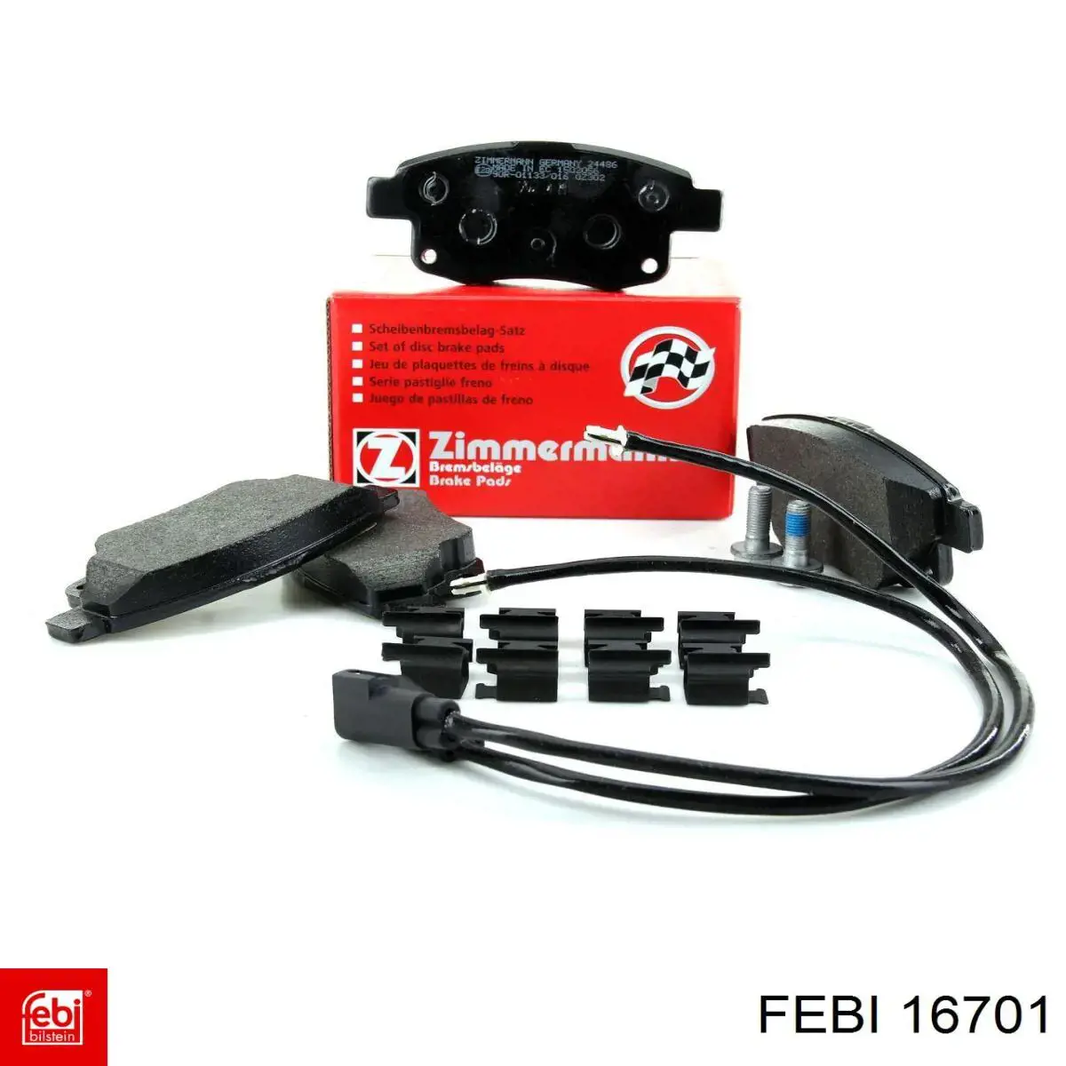 Задние дисковые колодки Febi 16701