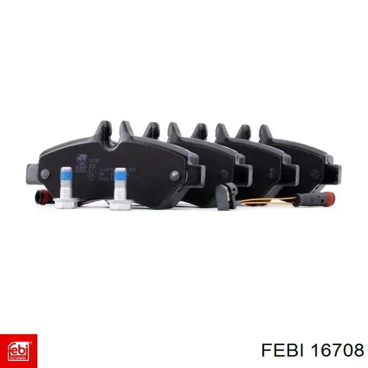 Колодки дисковые  Febi 16708 цена, от 21.71 USD