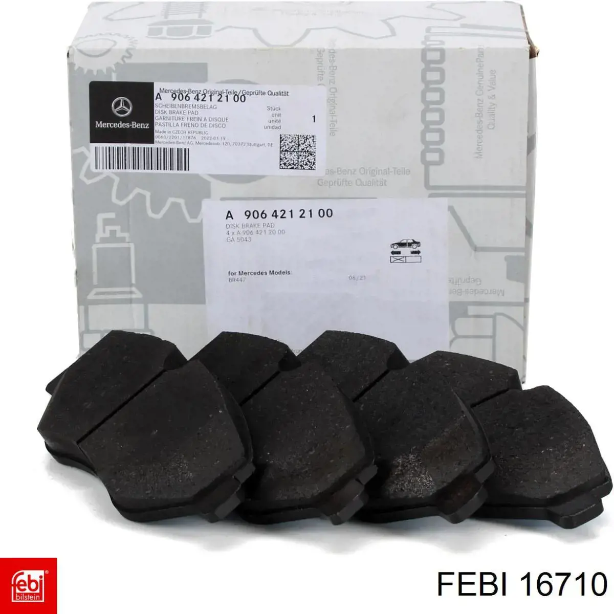 Колодки Febi 16710 цена, от 39.24 USD