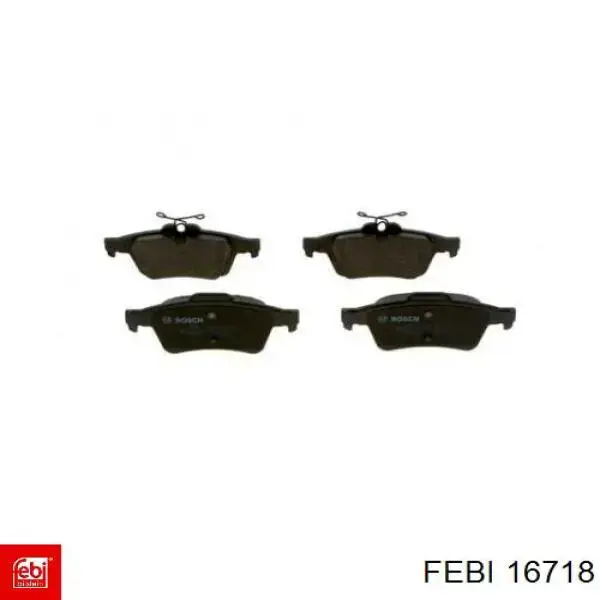Колодки дисковые  Febi 16718 цена, от 22.66 USD