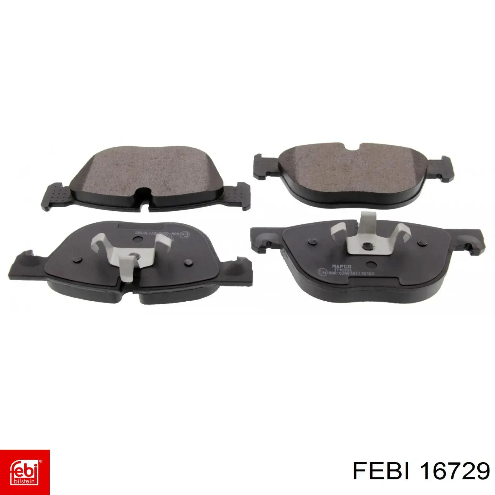 Колодки Febi 16729 цена, от 54.12 USD