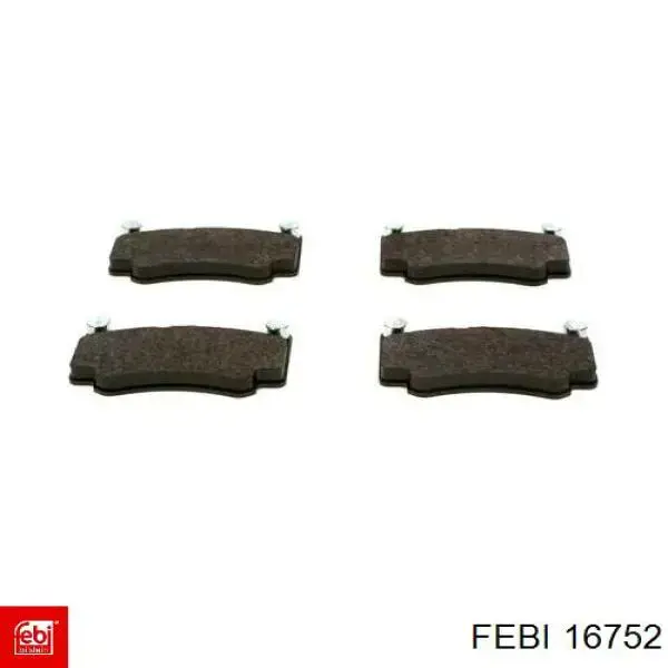 Колодки Febi 16752 цена, от 51.55 USD