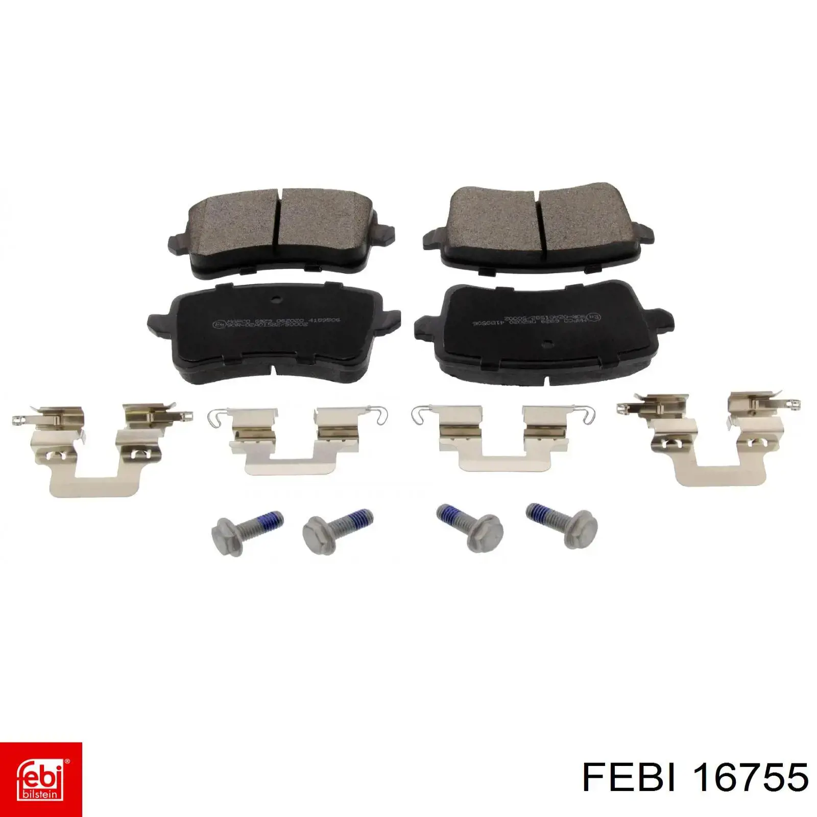 Задние дисковые колодки Febi 16755