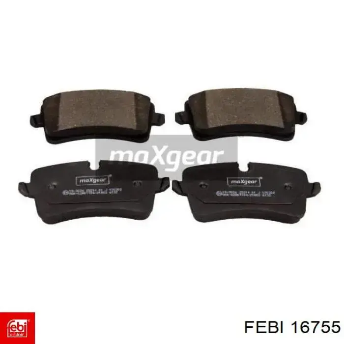 Колодки дисковые  Febi 16755 цена, от 24.64 USD