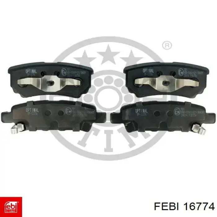 Колодки дисковые  Febi 16774 цена, от 21.83 USD