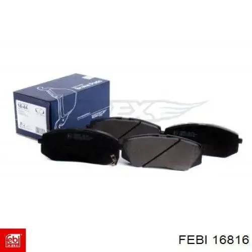 Передние тормозные колодки 16816 Febi