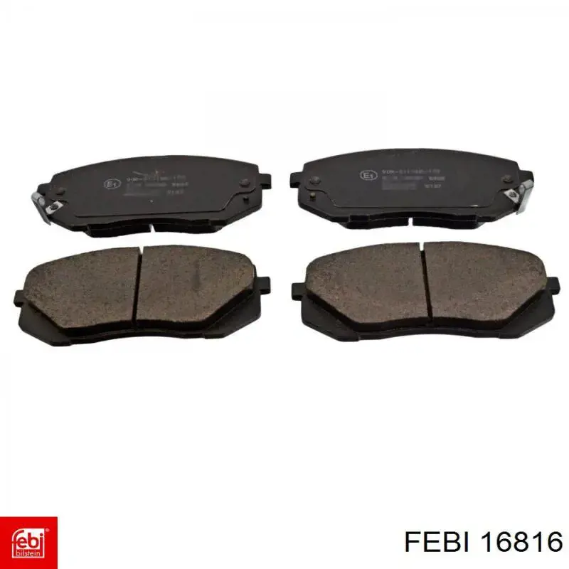 Колодки Febi 16816 цена, от 30.01 USD