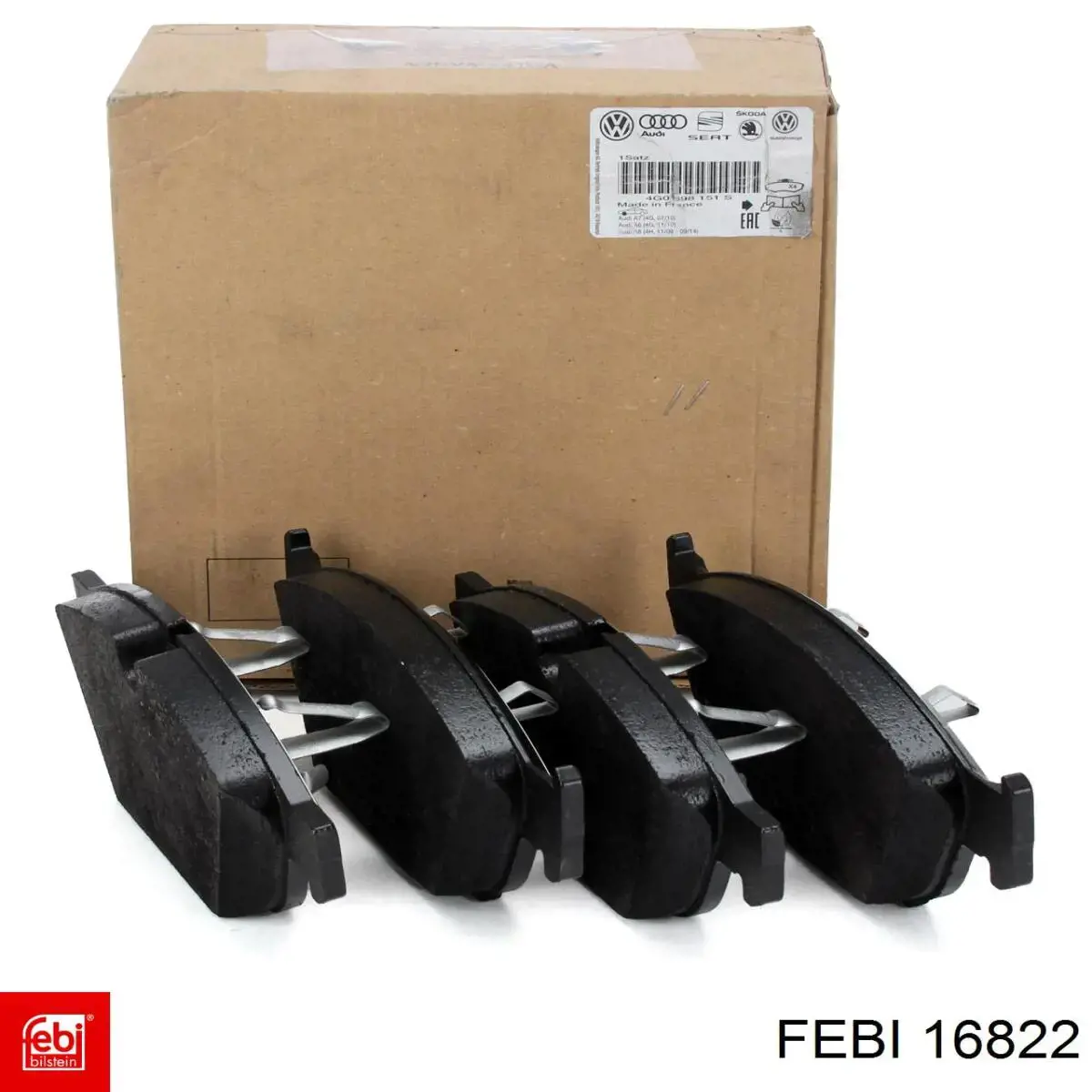 Тормозные колодки Febi 16822