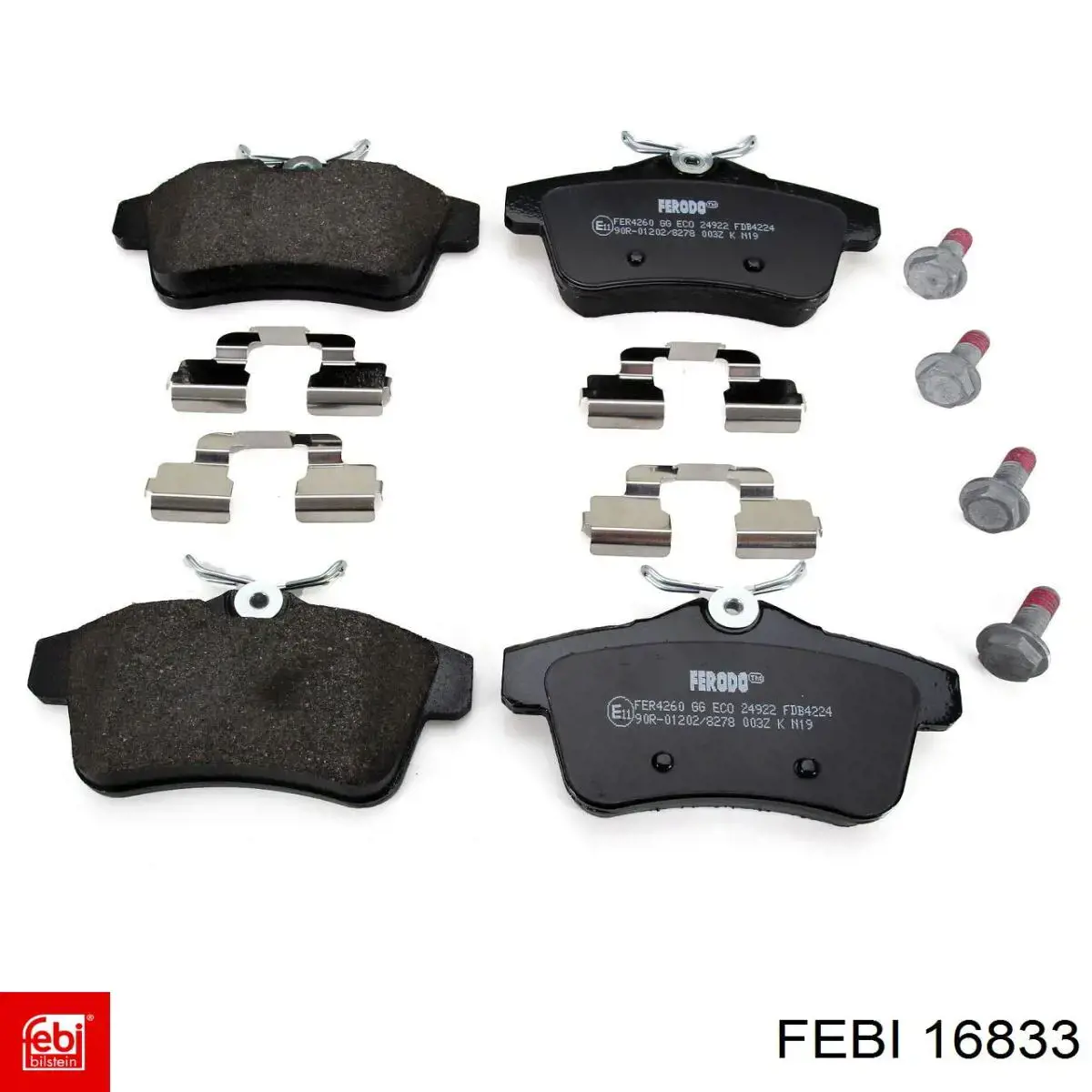 Задние дисковые колодки Febi 16833
