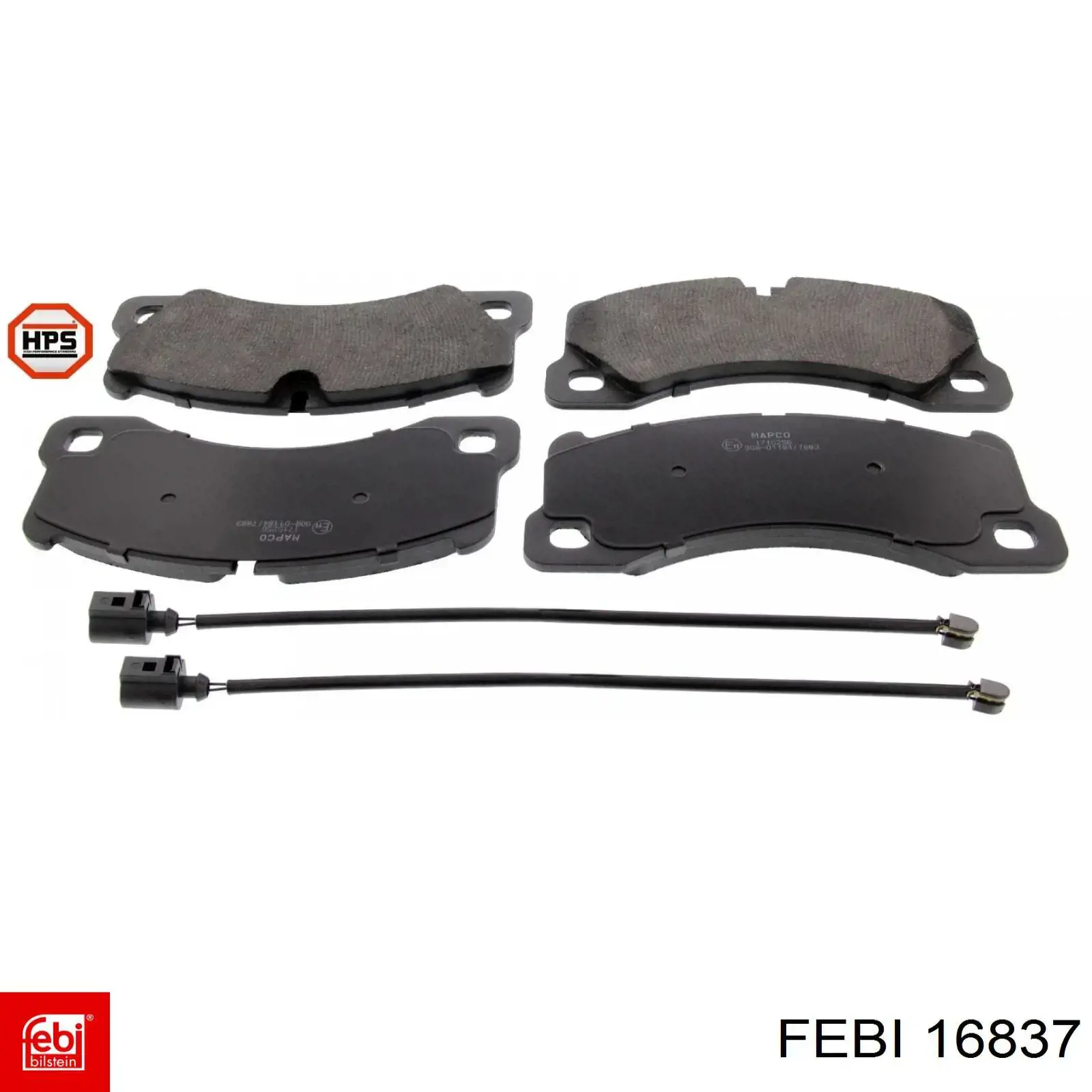 Колодки дисковые  Febi 16837 цена, от 28.15 USD