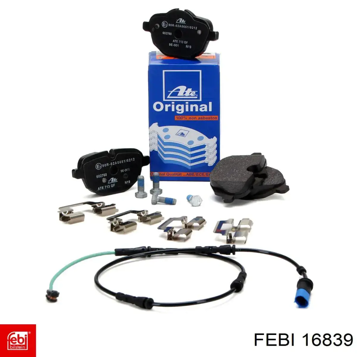Колодки дисковые  Febi 16839 цена, от 66.93 USD