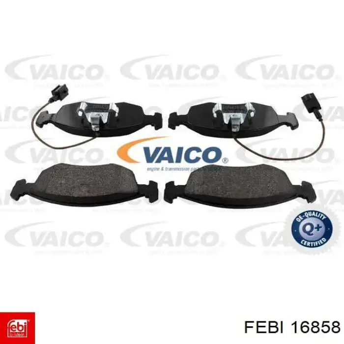 Передние тормозные колодки 16858 Febi