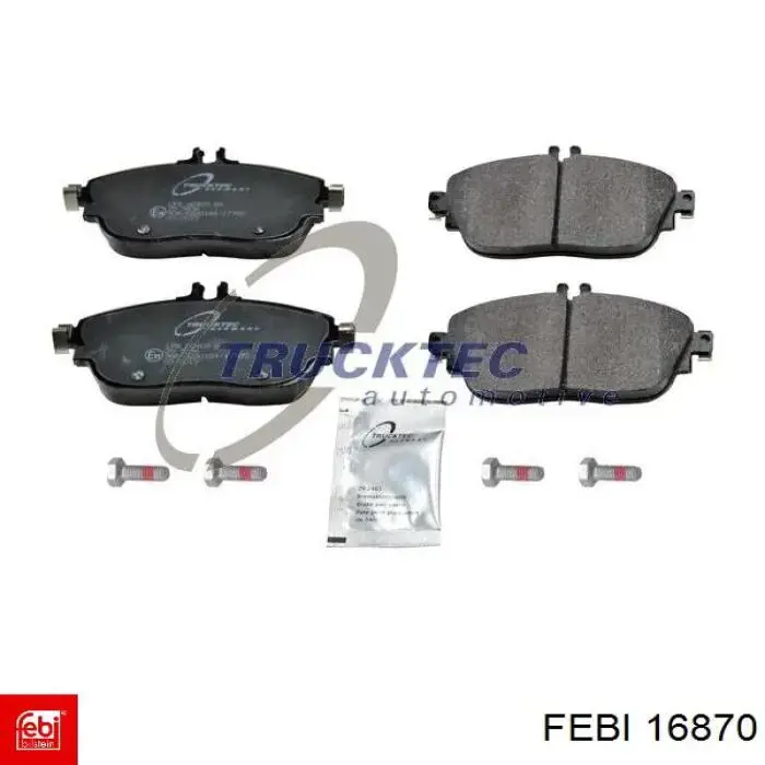 Колодки Febi 16870 цена, от 36.95 USD