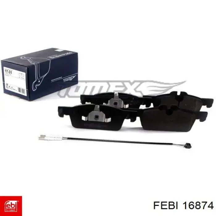 Колодки Febi 16874 цена, от 37.51 USD