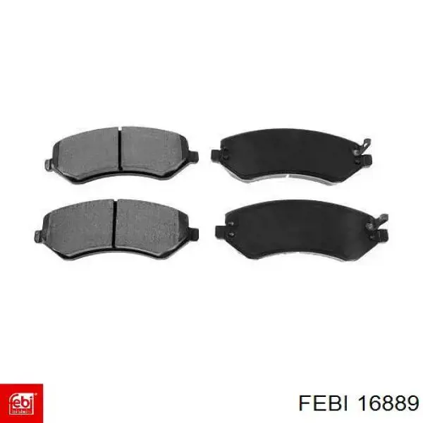 Колодки Febi 16889 цена, от 31.98 USD