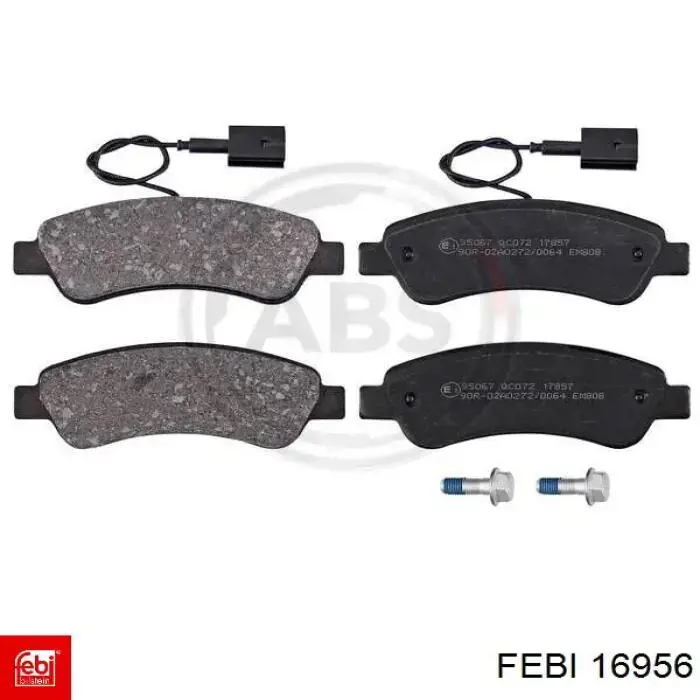 Колодки дисковые  Febi 16956 цена, от 30.55 USD