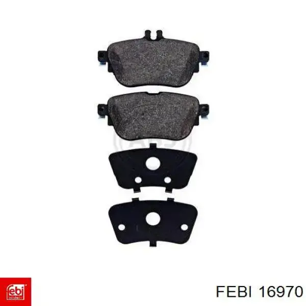 Передние тормозные колодки 16970 Febi