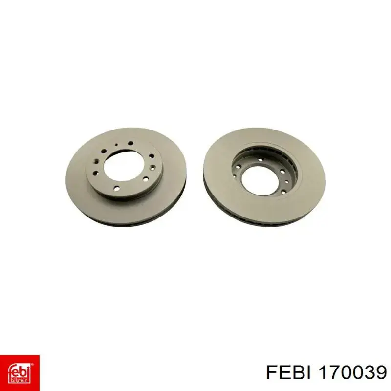 Тормоз дисковый передний Febi 170039 цена, от 73.92 USD