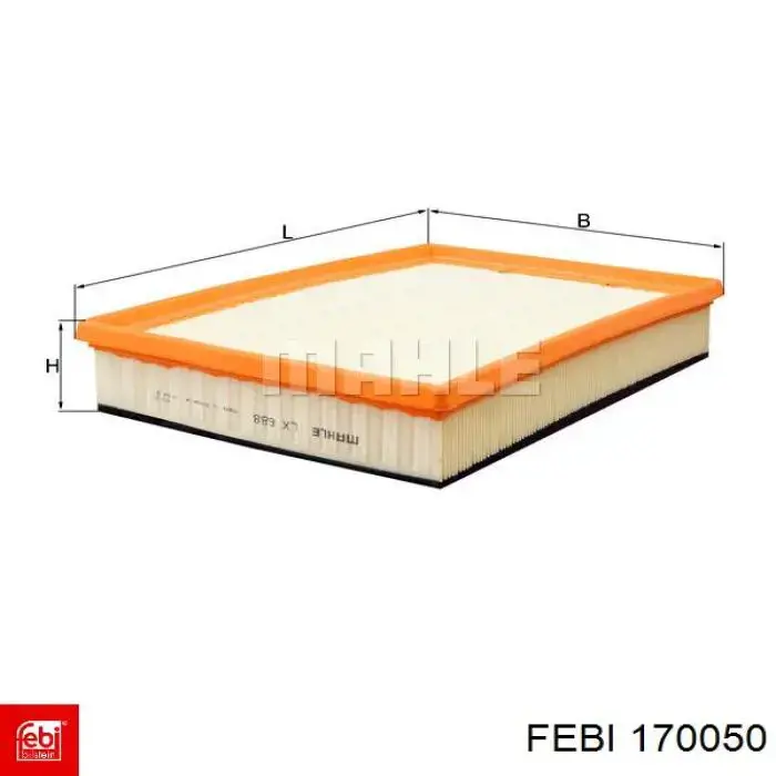Купить 170050 Febi Диск тормозной задний