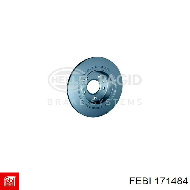 Купить 171484 Febi Диск тормозной задний