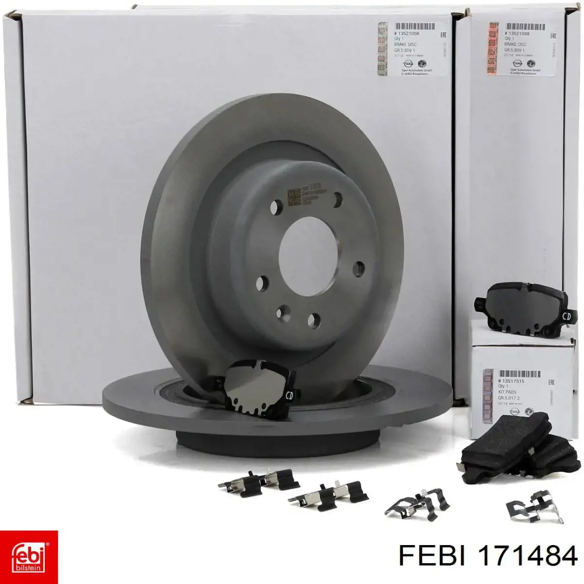 Тормозные диски 171484 Febi