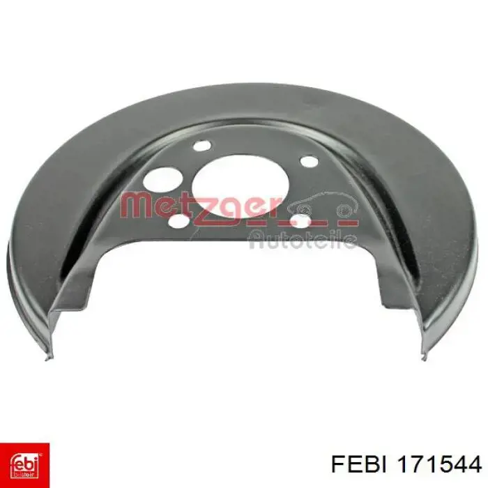 Щиток тормозного диска заднего левый Febi 171544 цена, от 9.01 USD