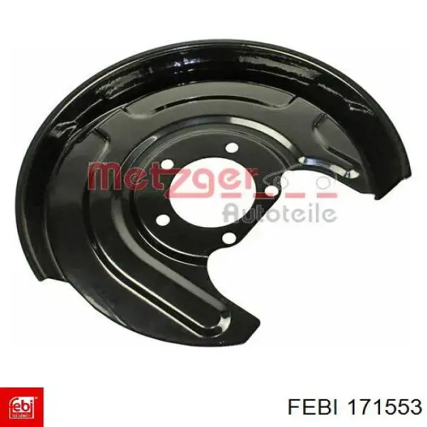 Щиток тормозного диска заднего правый Febi 171553 цена, от 16.92 USD