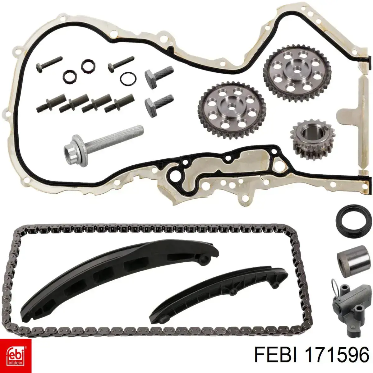171596 Febi Комплект цепи
