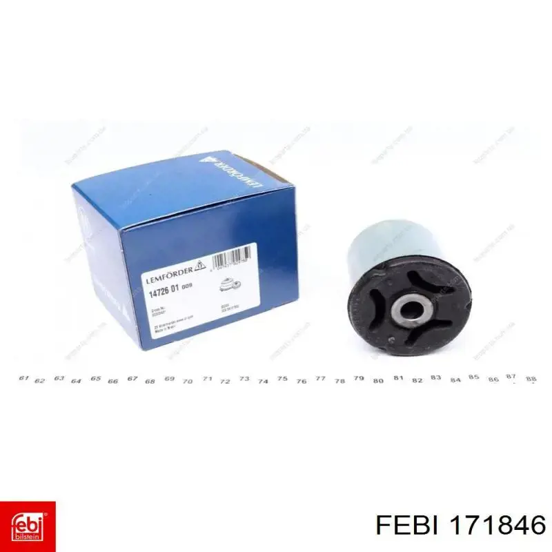 Подушка (опора) двигателя, левая/правая Febi 171846 цена, от 20.53 USD