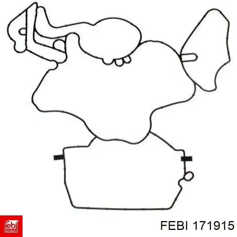 Junta, cárter de distribución 171915 Febi