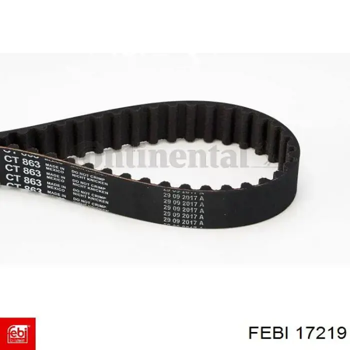 Зубчатый ремень Febi 17219 цена, от 13.61 USD
