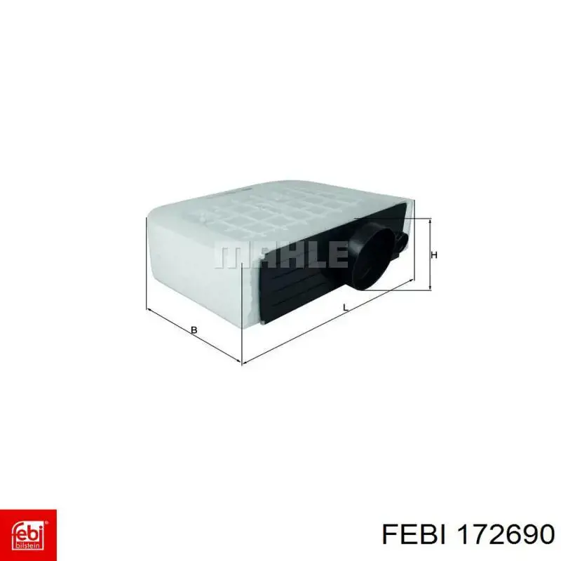 Фильтр воздушный Febi 172690