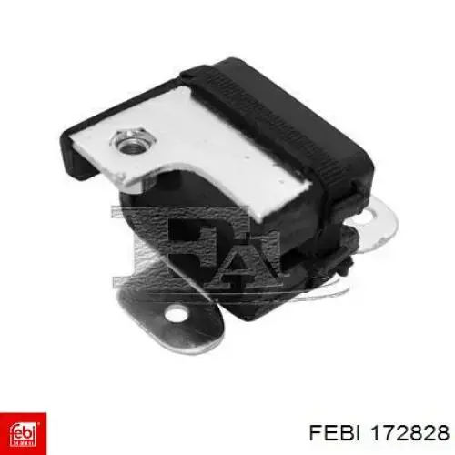 Хомут крепления глушителя задний Febi 172828 цена, от 10.45 USD