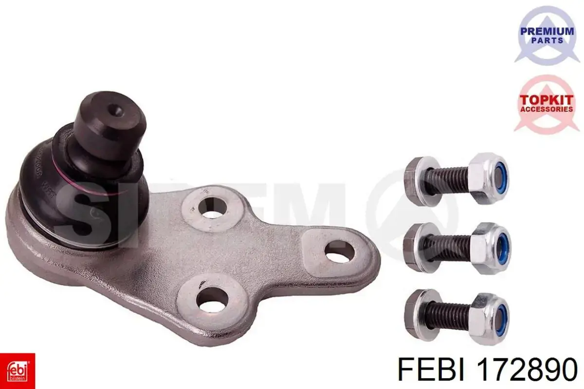 Нижняя левая шаровая опора Febi 172890 цена, от 18.48 USD