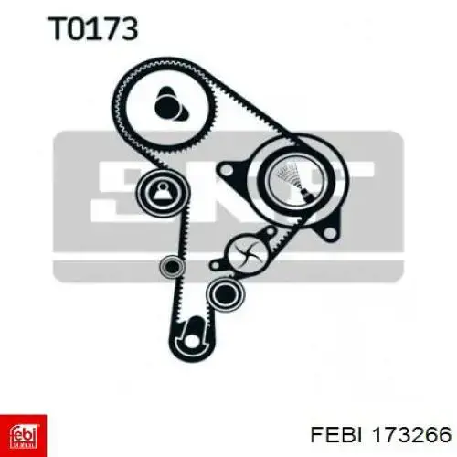 Комплект ГРМ CT1044WP2 Continental/Siemens
